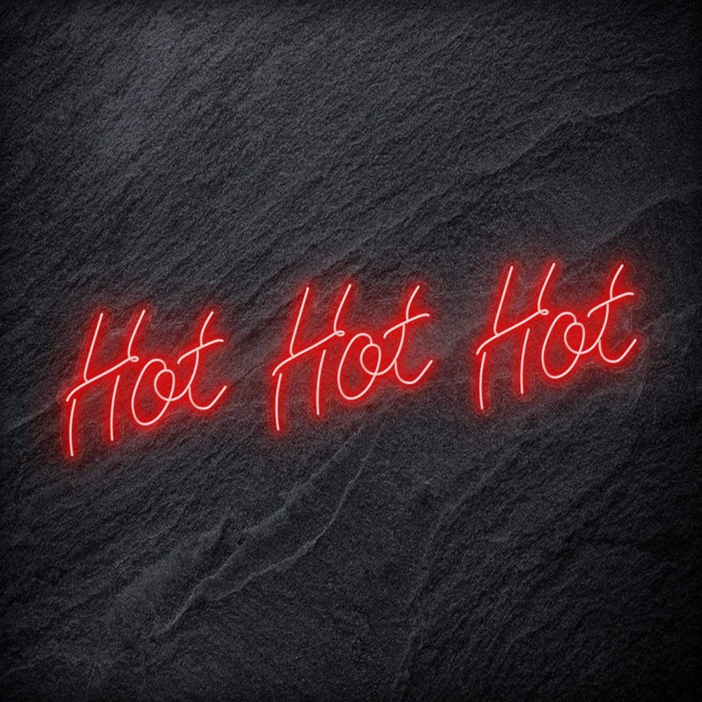 "Hot Hot Hot" Neon Schriftzug - NEONEVERGLOW