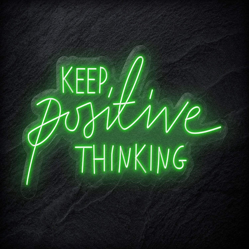 "Keep Positive Thinking" Neonschild Sign - NEONEVERGLOW