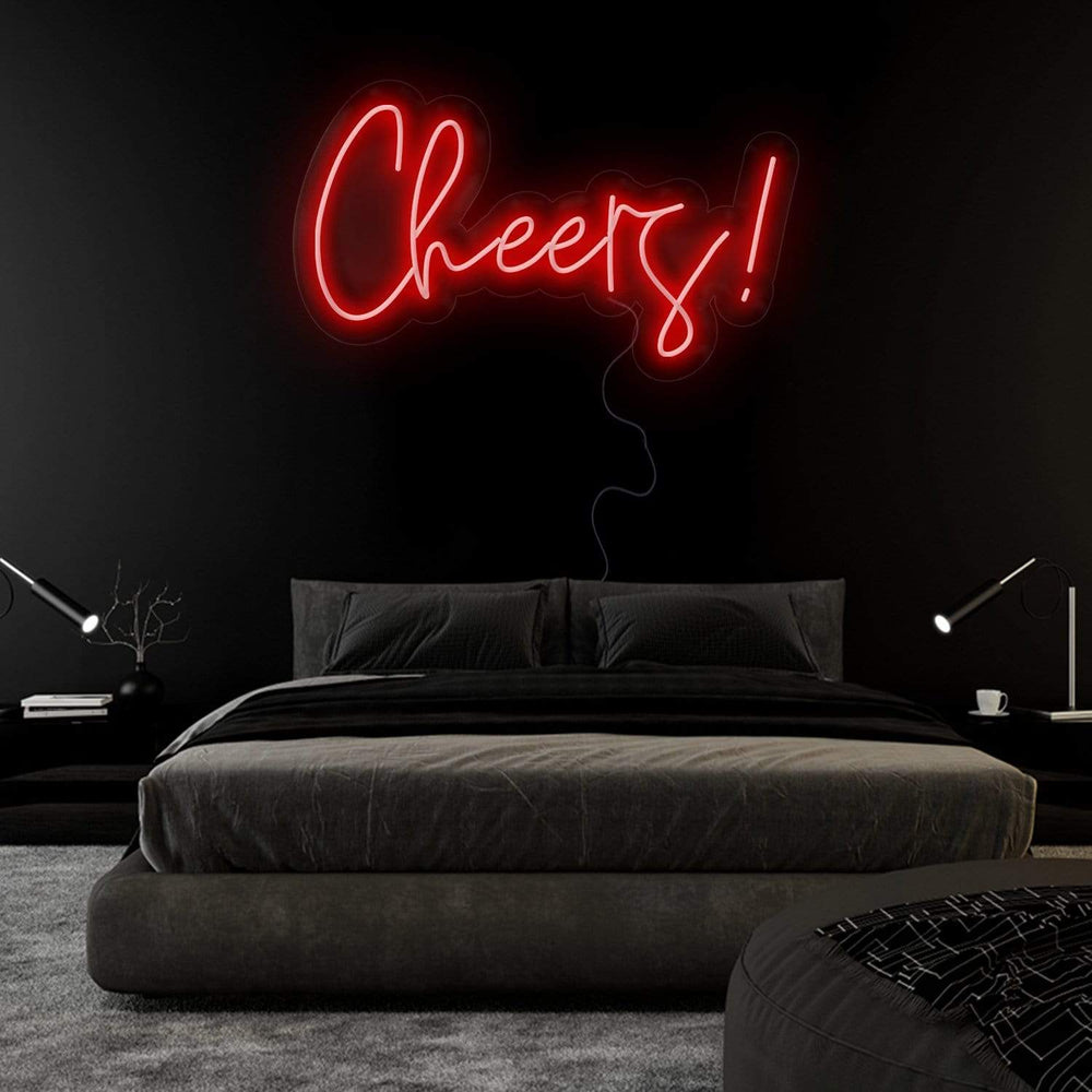 "Cheers" Neon Sign Schriftzug - NEONEVERGLOW