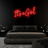 It´s a Girl LED Neonschild Sign Schriftzug - NEONEVERGLOW