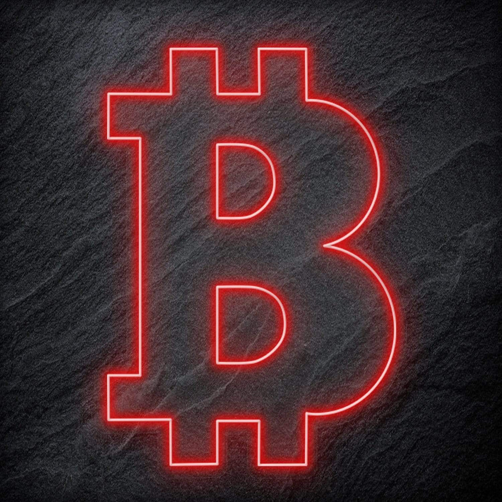 "Bitcoin" Neonschild - NEONEVERGLOW