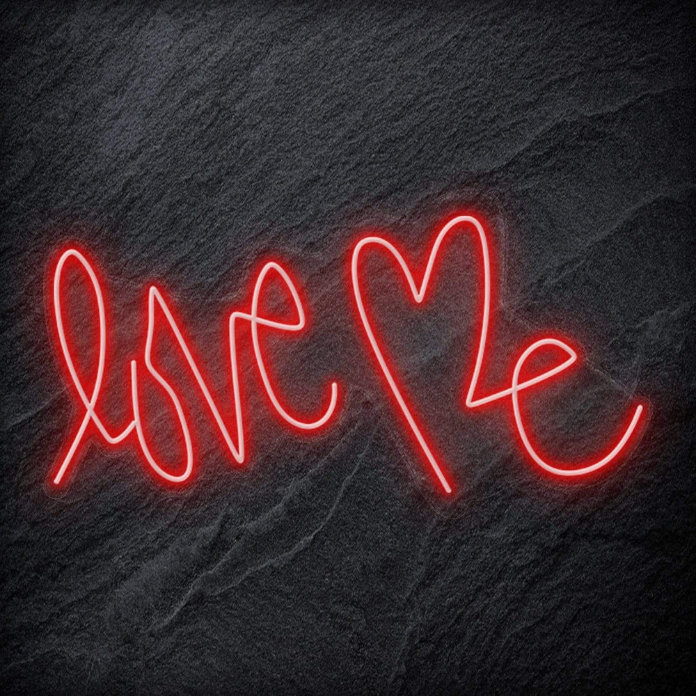 "Love Me " Neon Schriftzug Sign - NEONEVERGLOW