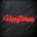 "Happy Birthday" LED Neon Schriftzug - NEONEVERGLOW