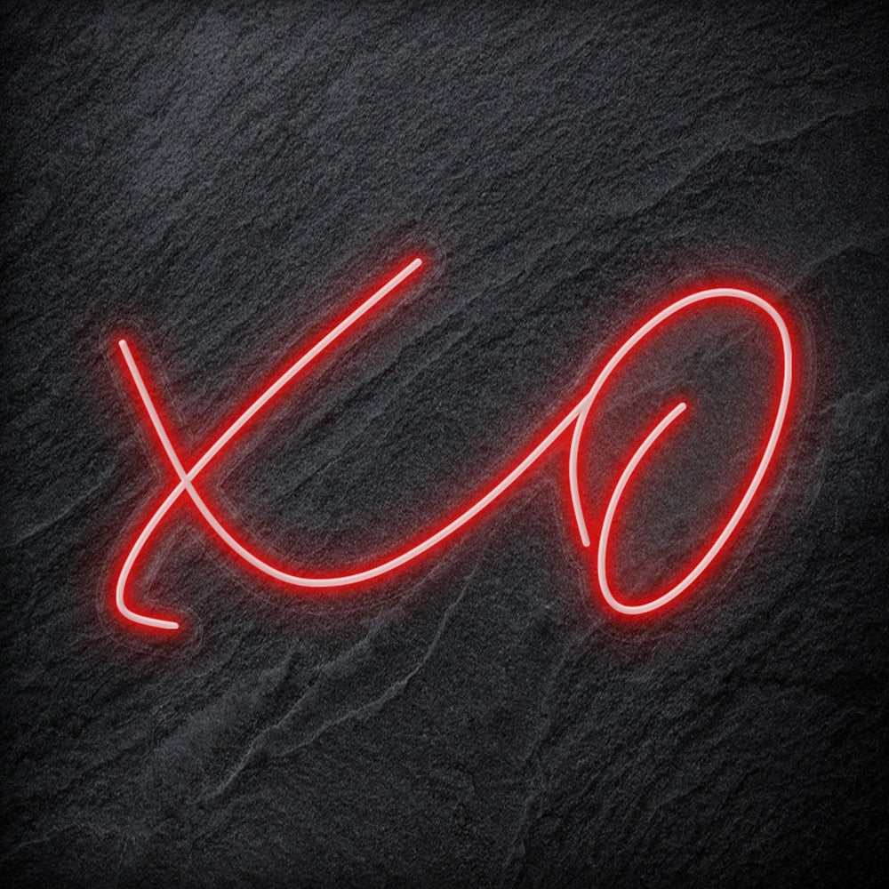 "Xo" Neonschild Sign Schriftzug - NEONEVERGLOW