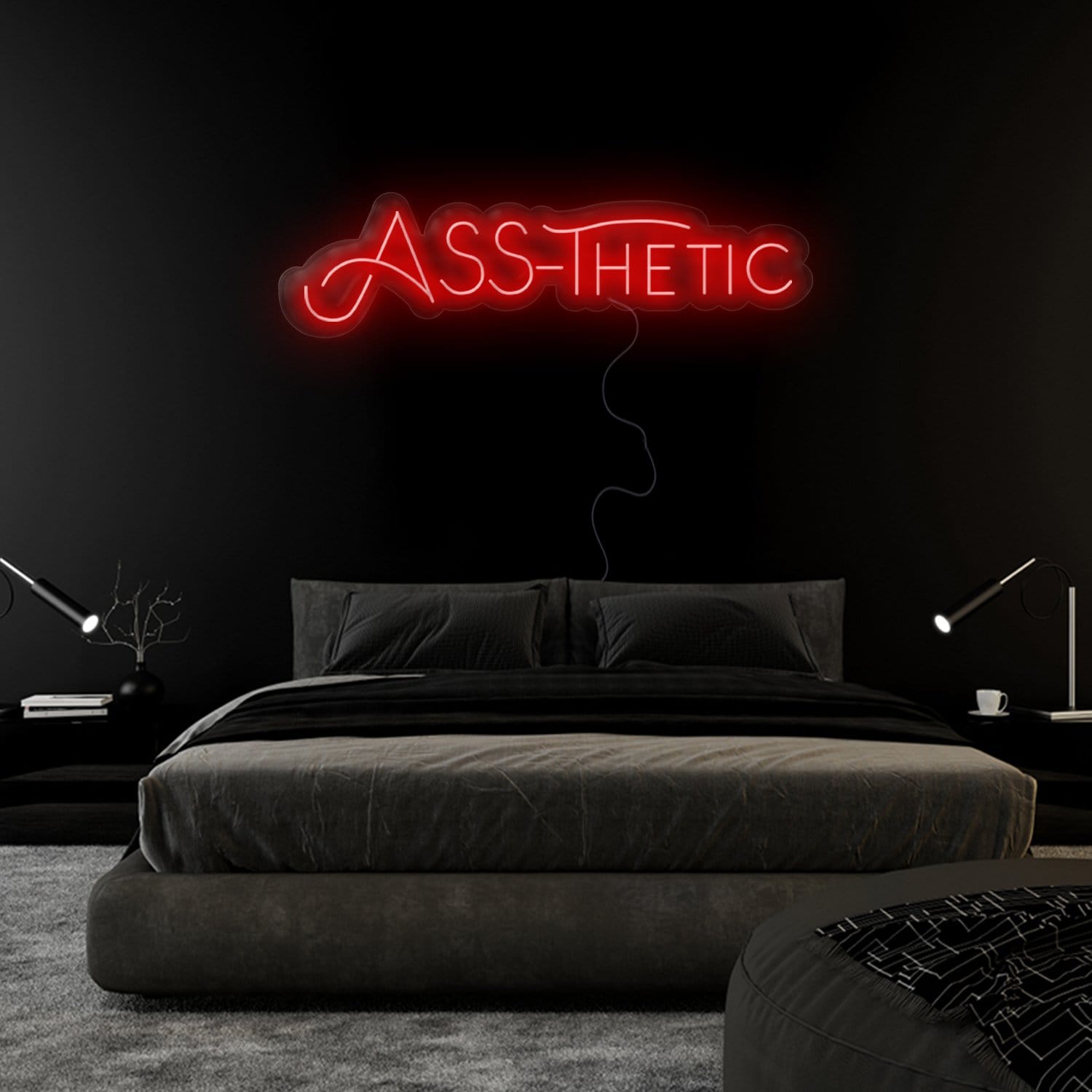"ASS-Thetic" LED Neonschild Sign - NEONEVERGLOW