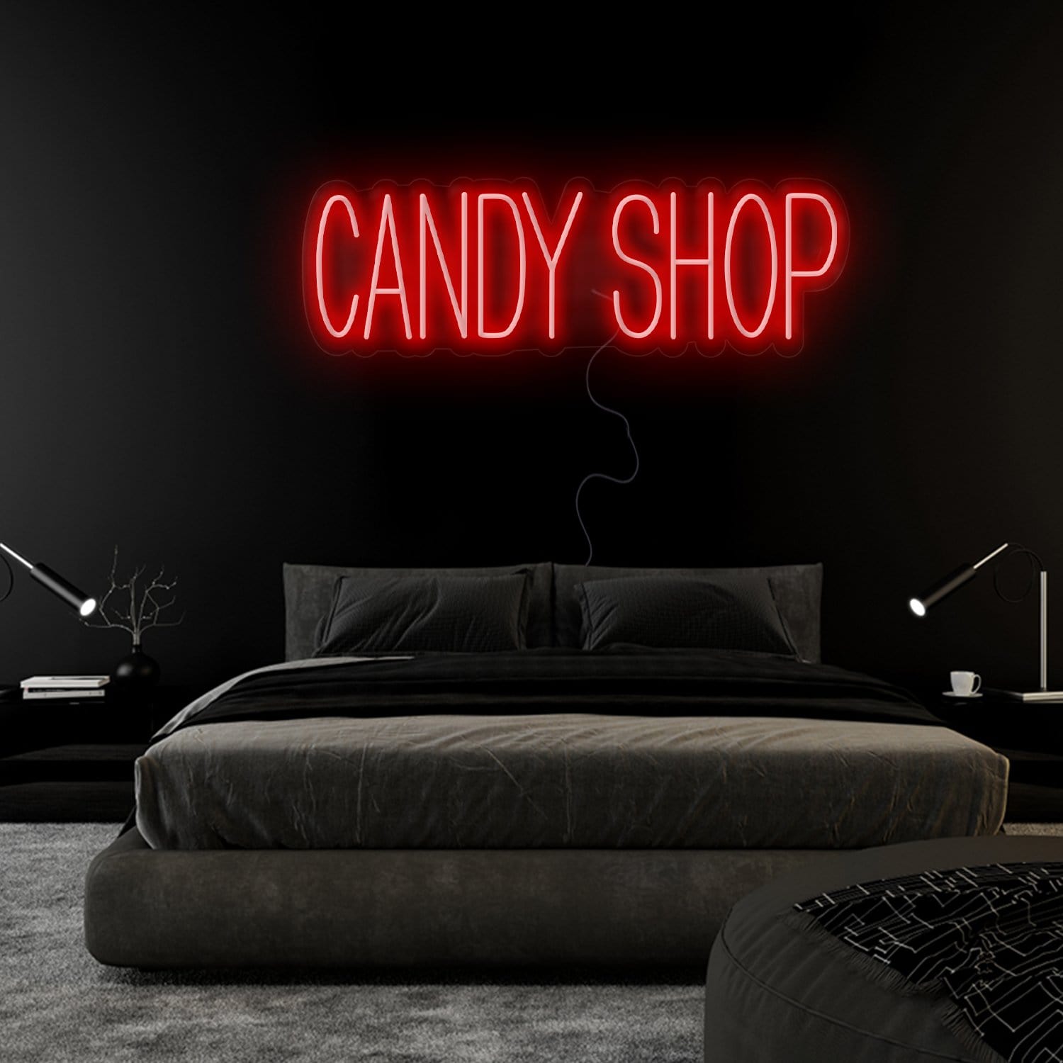 "Candy Shop" LED Neon Sign Schriftzug - NEONEVERGLOW