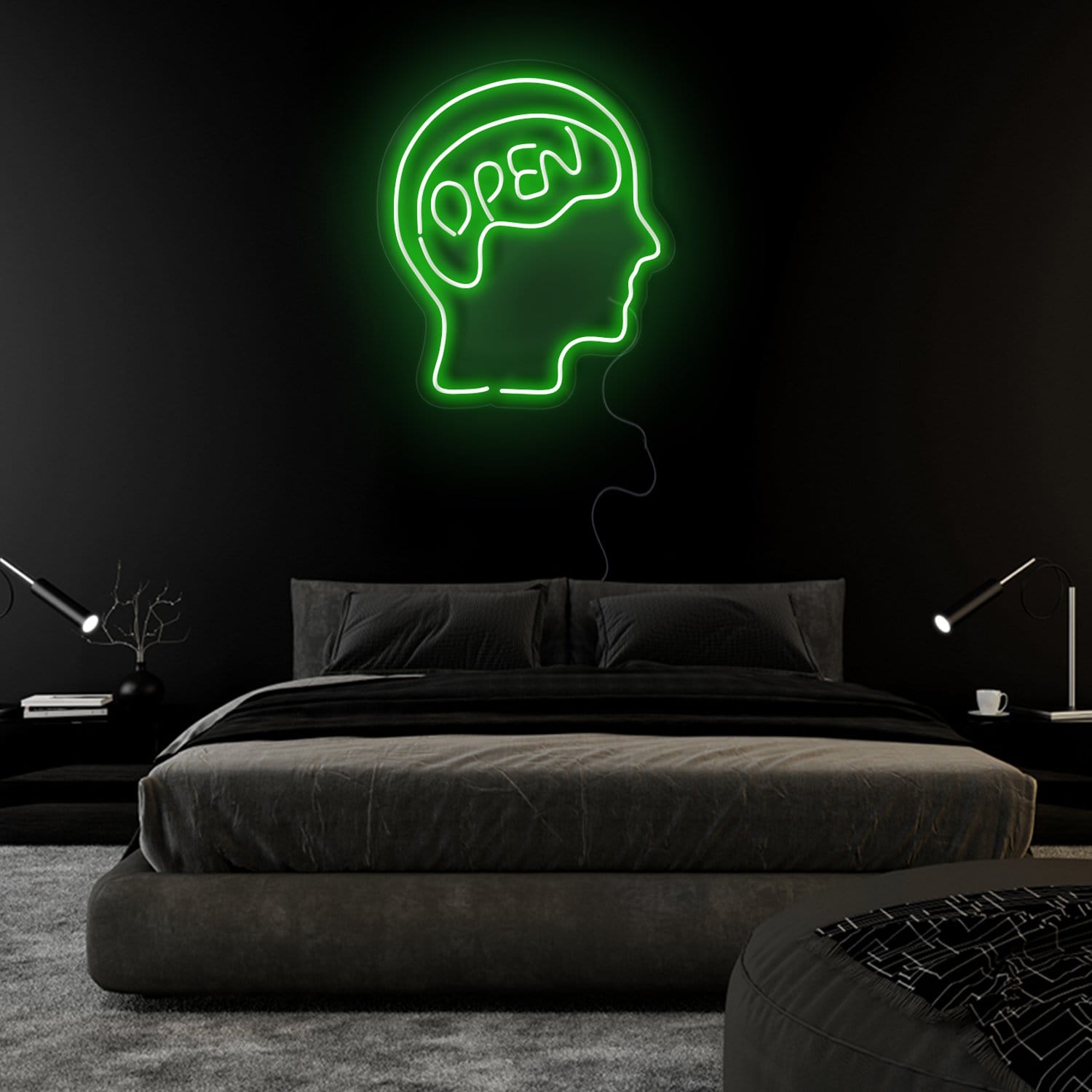"Open" LED Neonschild Sign Schriftzug - NEONEVERGLOW