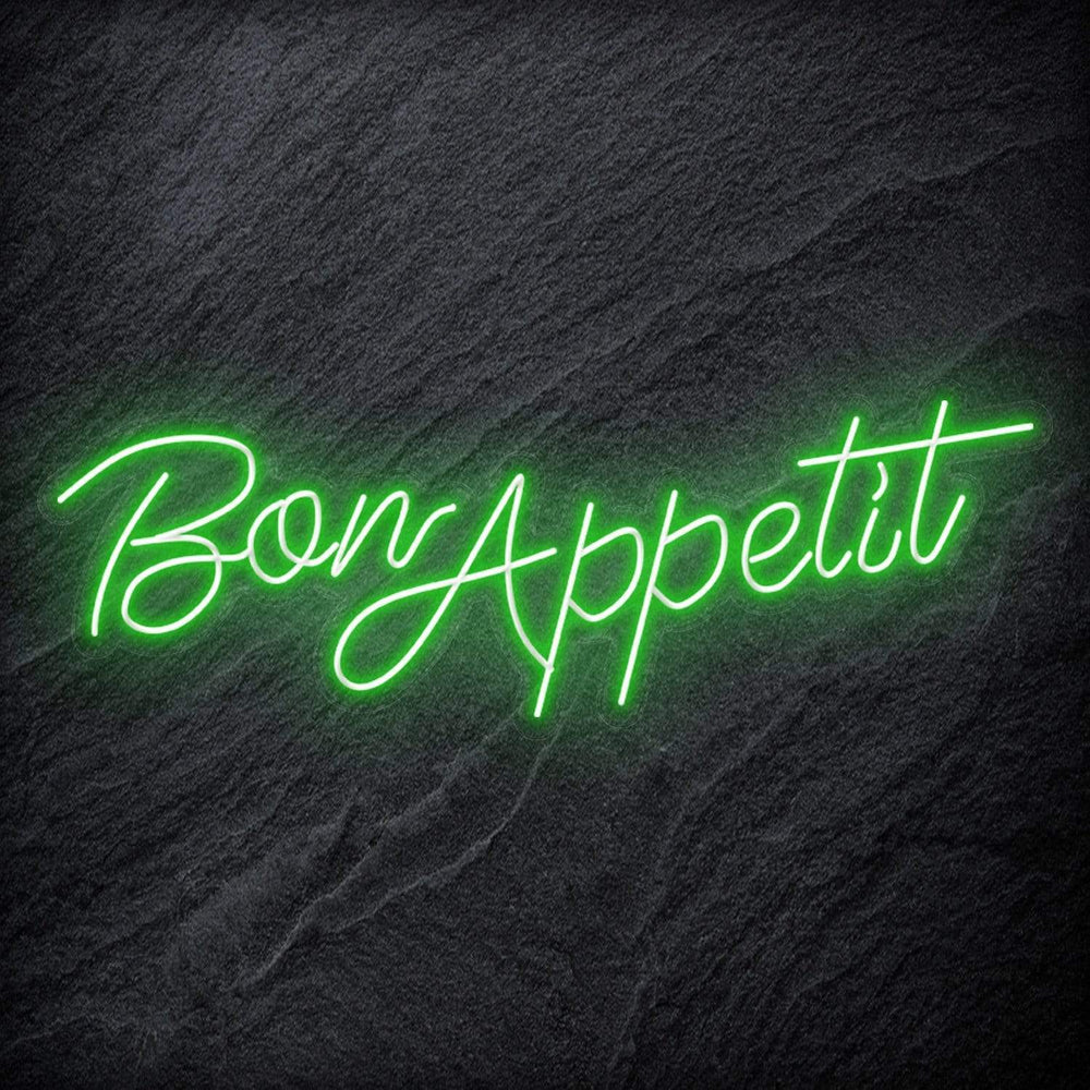 "Bon Appetit" Neon Schriftzug - NEONEVERGLOW