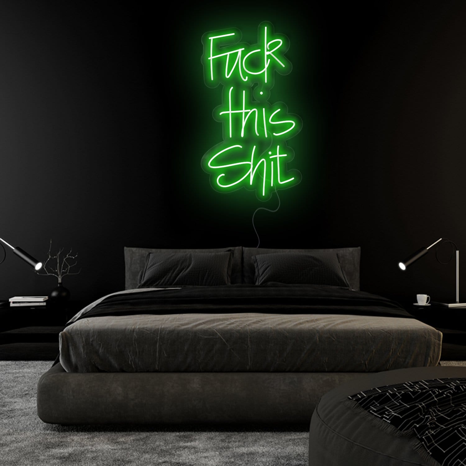 "Fuck This Shit" LED Sign Schriftzug - NEONEVERGLOW