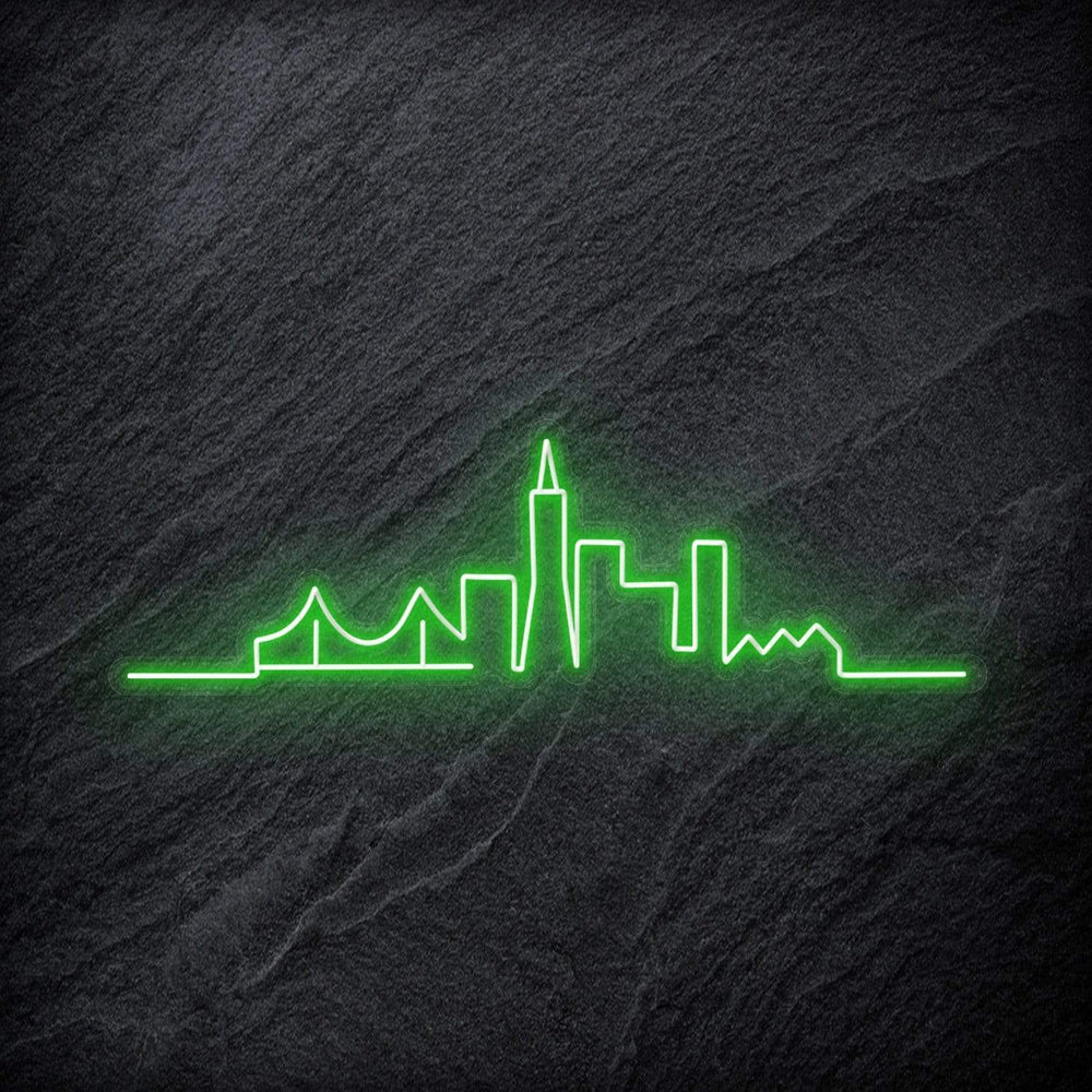 "Skyline " Neonschild - NEONEVERGLOW