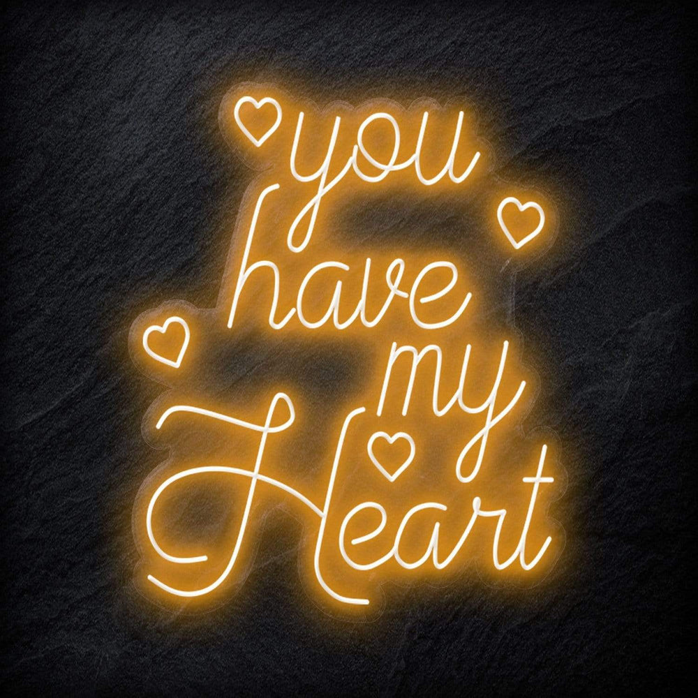 "You Have My Heart" Neonschild - NEONEVERGLOW