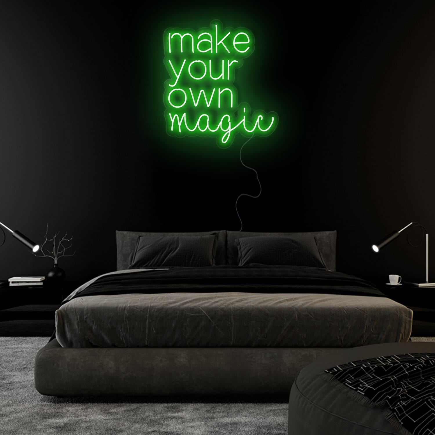 "Make Your Own Magic" LED Neon Sign Schriftzug - NEONEVERGLOW