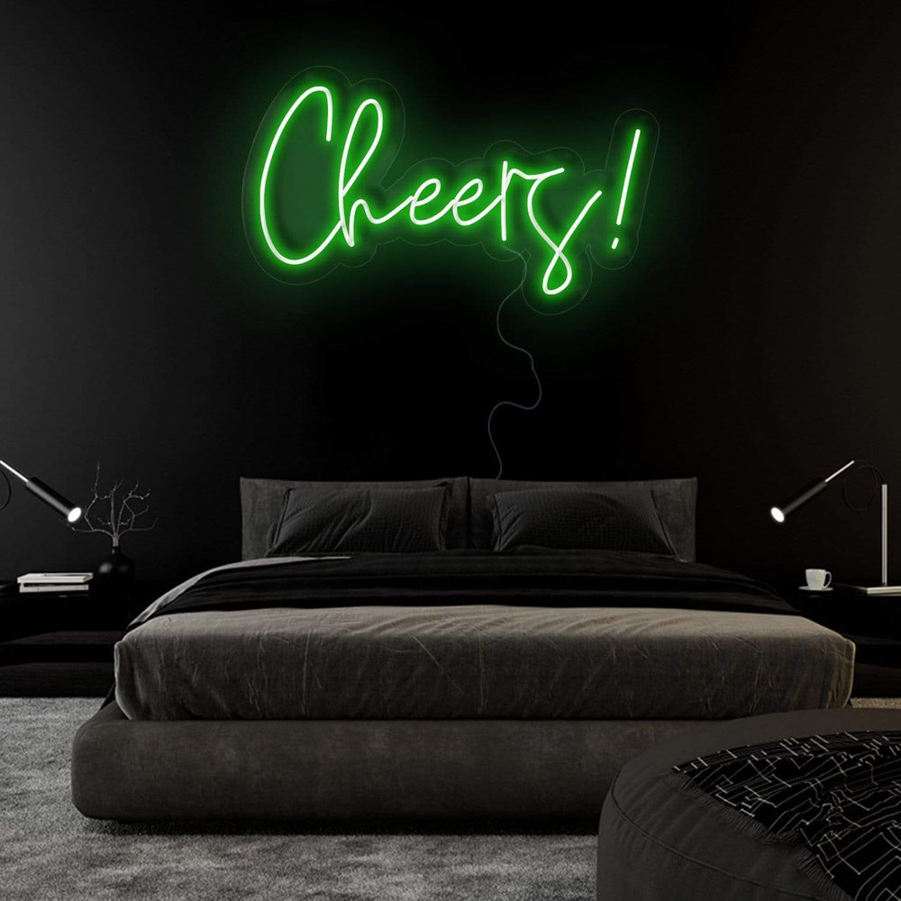 "Cheers" Neon Sign Schriftzug - NEONEVERGLOW