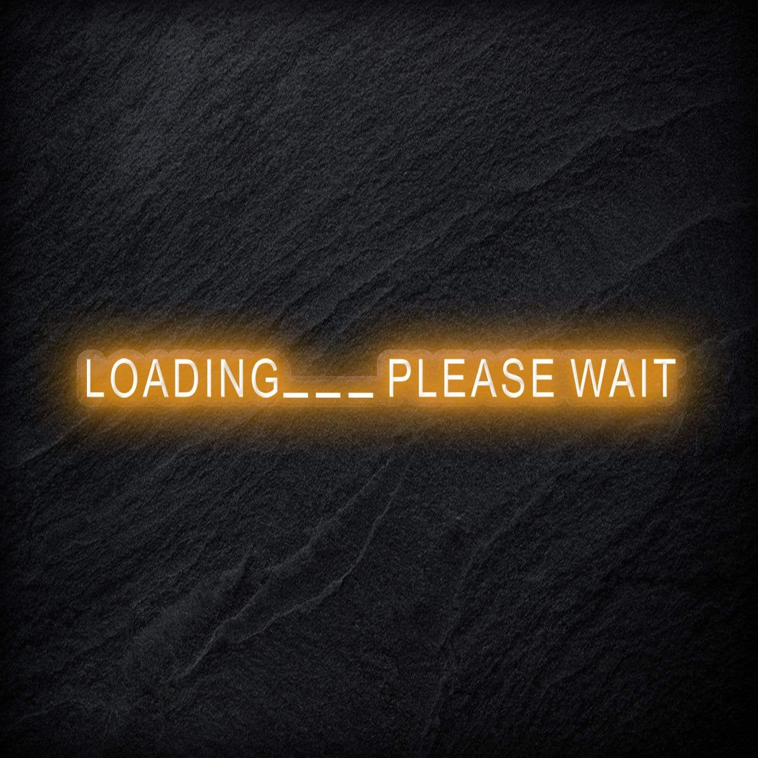 "Loading..Please Wait" LED Neon Schriftzug - NEONEVERGLOW