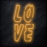 "L O V E " LED Neon Schriftzug - NEONEVERGLOW