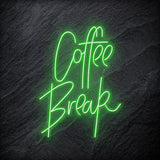 "Coffee Break" LED Neon Schriftzug - NEONEVERGLOW