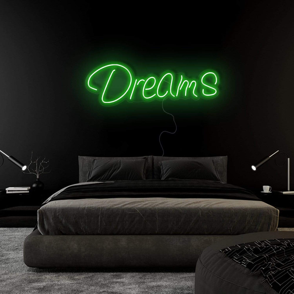 "Dreams" Neon Sign Schriftzug - NEONEVERGLOW