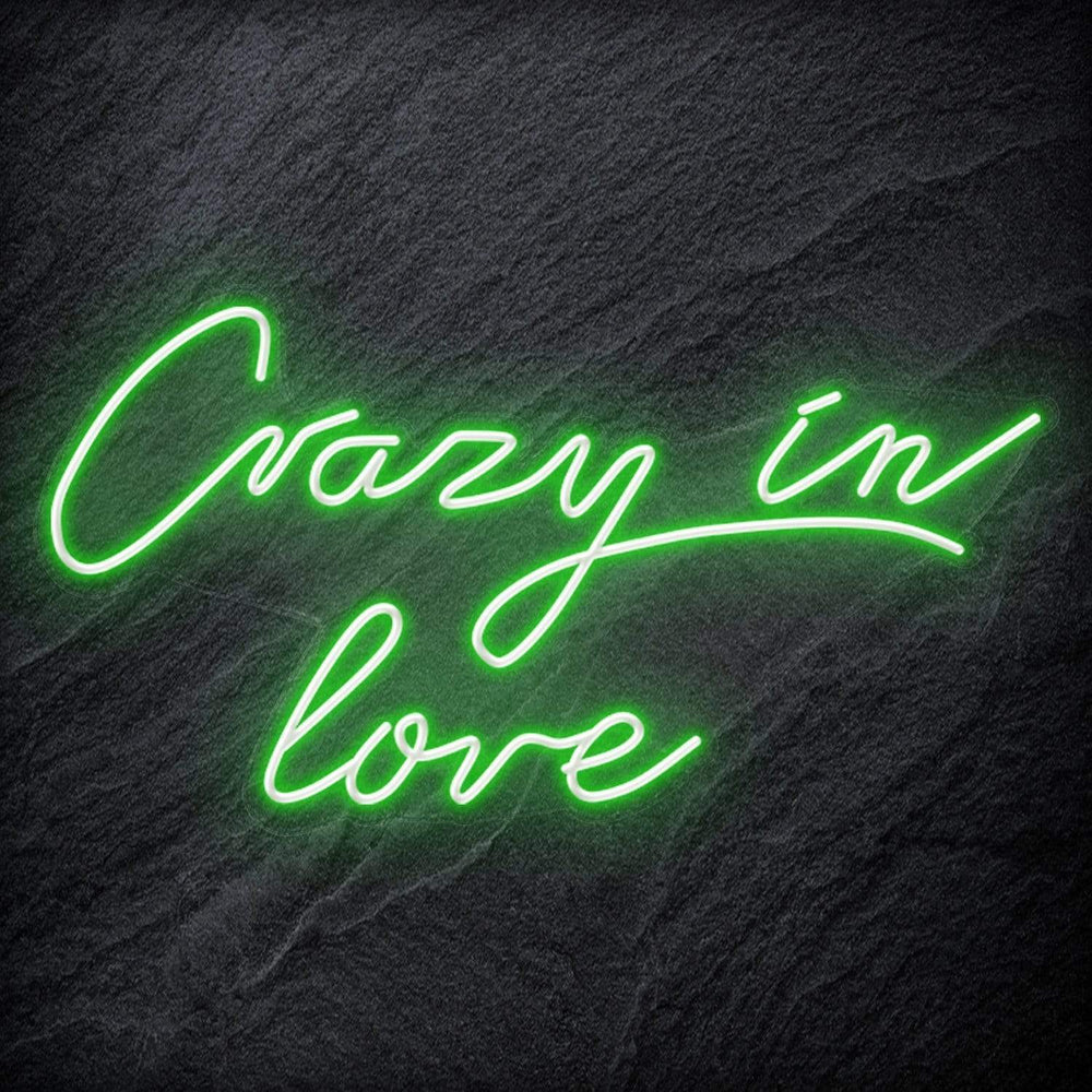 "Crazy In Love" Neon Sign Schriftzug - NEONEVERGLOW