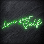 "Love Yourself" LED Neon Schriftzug - NEONEVERGLOW