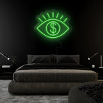 "Augen" LED Neonschild Sign - NEONEVERGLOW