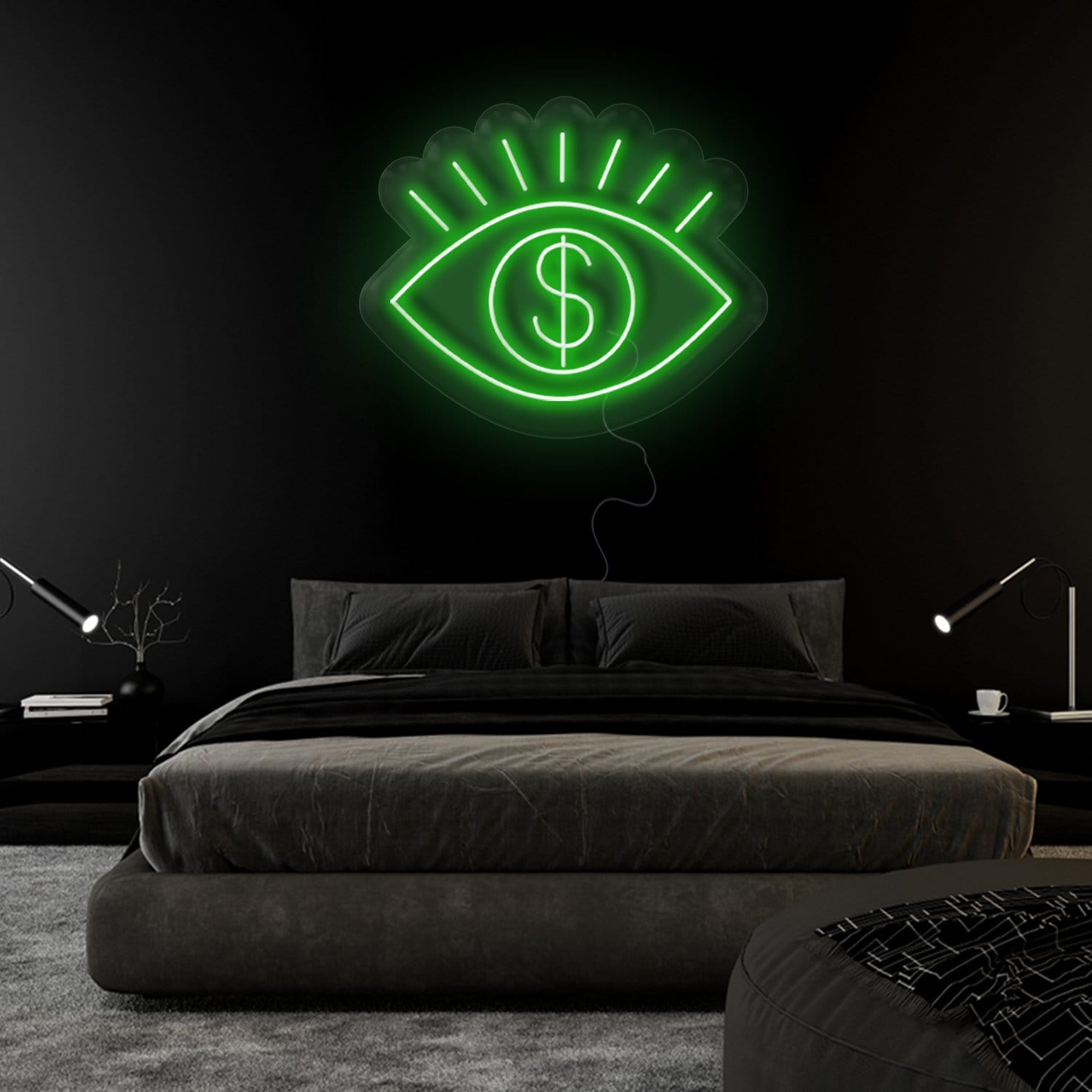 "Augen" LED Neonschild Sign - NEONEVERGLOW