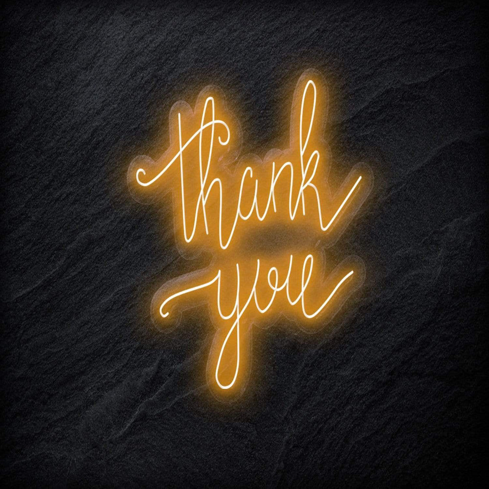 "Thank You!" Neonschild - NEONEVERGLOW