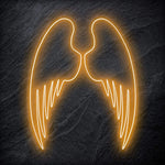 "Flügel" LED Neonschild Sign Schriftzug - NEONEVERGLOW