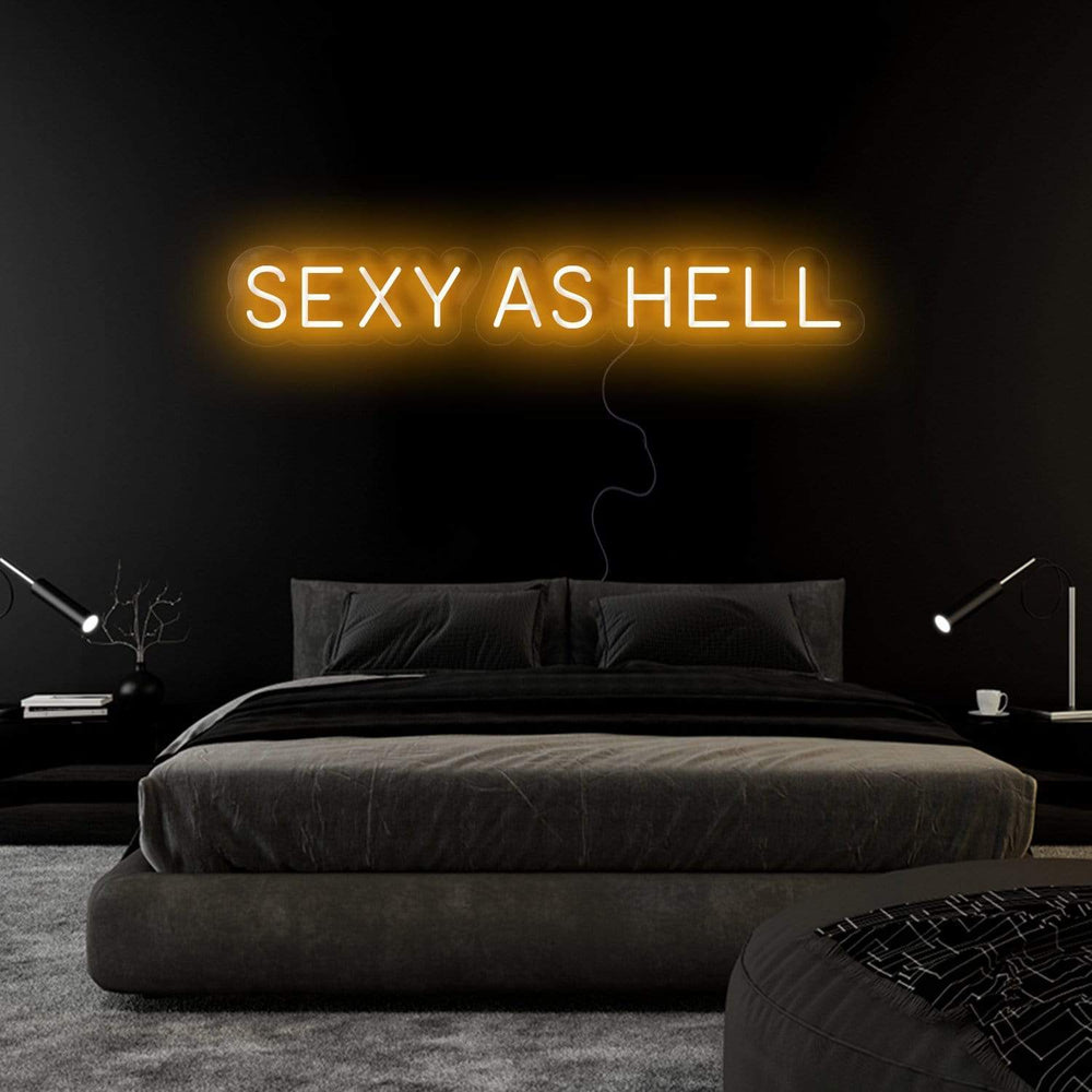 "Sexy As Hell" Neonschild Sign Schriftzug - NEONEVERGLOW