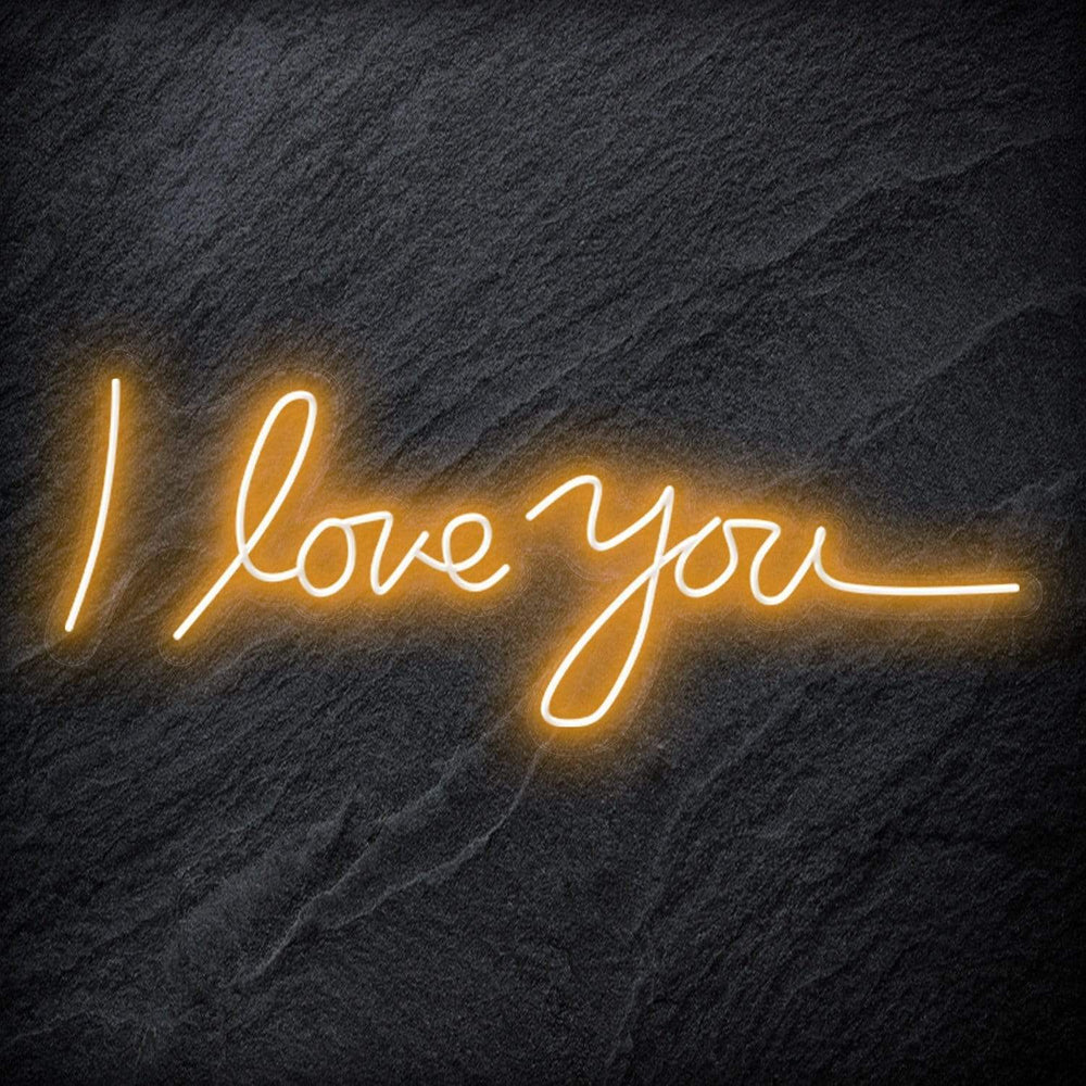 "I Love You" Neon Schriftzug Sign - NEONEVERGLOW