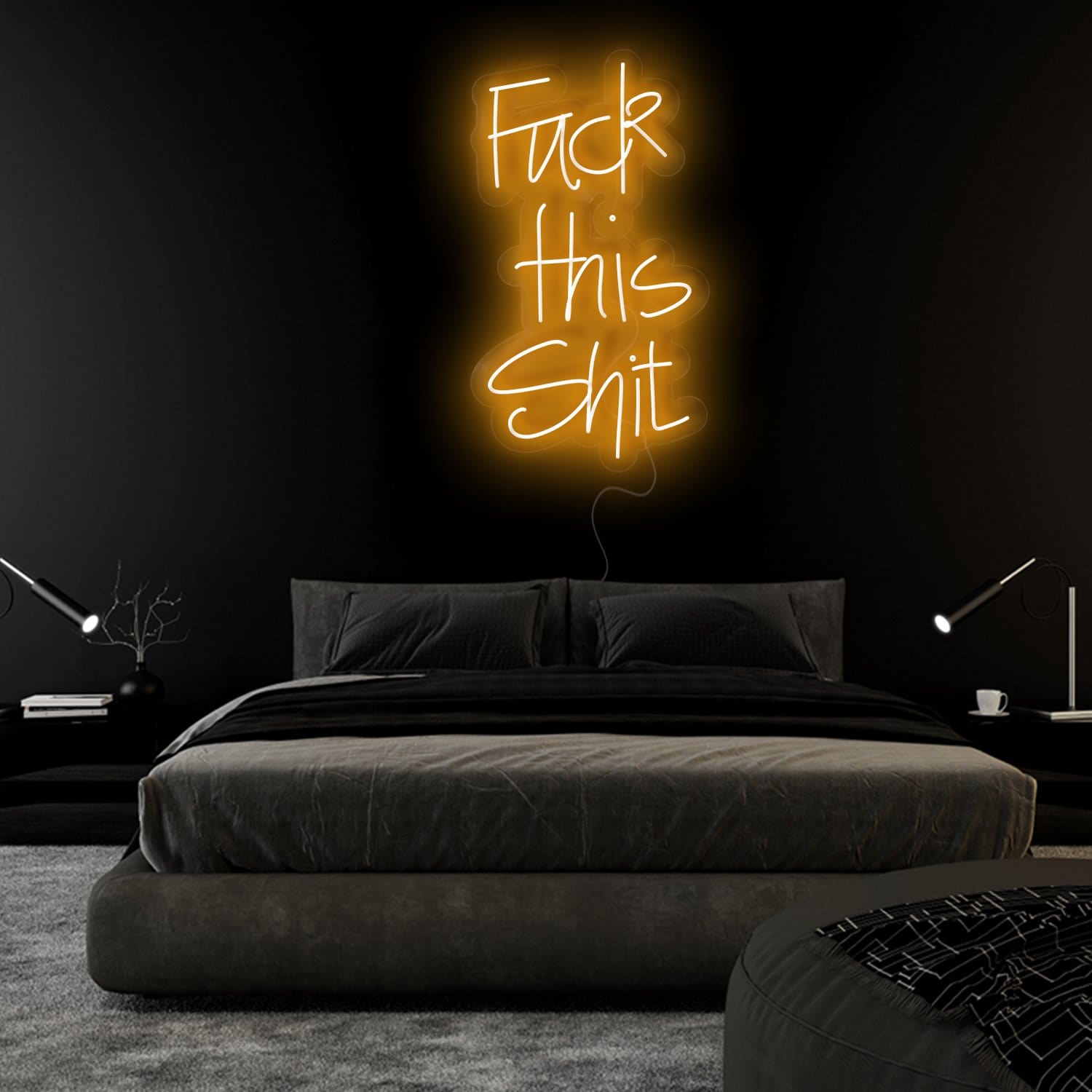 "Fuck This Shit" LED Sign Schriftzug - NEONEVERGLOW