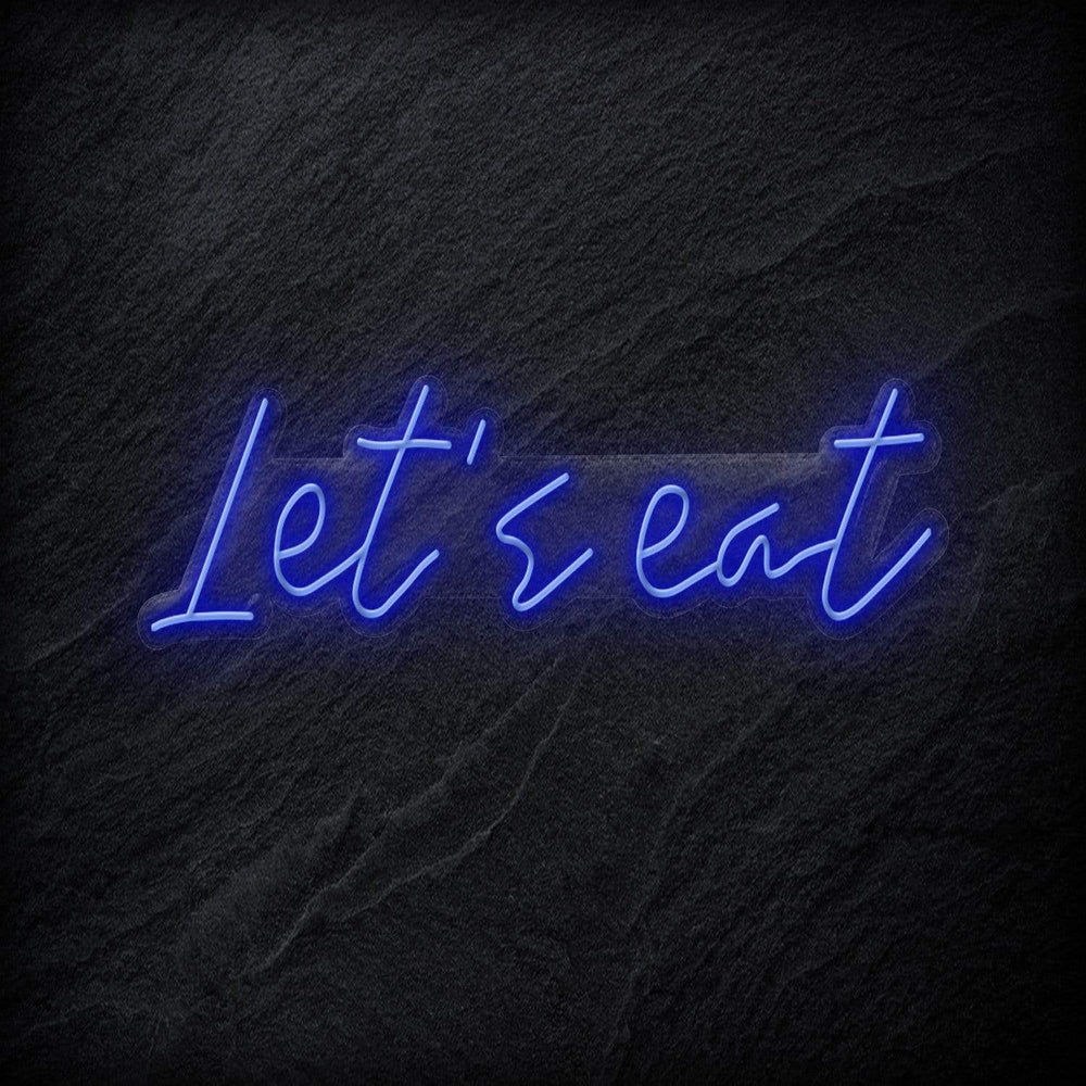 "Let´s Eat" Neon Schriftzug - NEONEVERGLOW