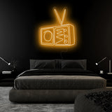 "TV Radio" LED Neonschild Sign - NEONEVERGLOW