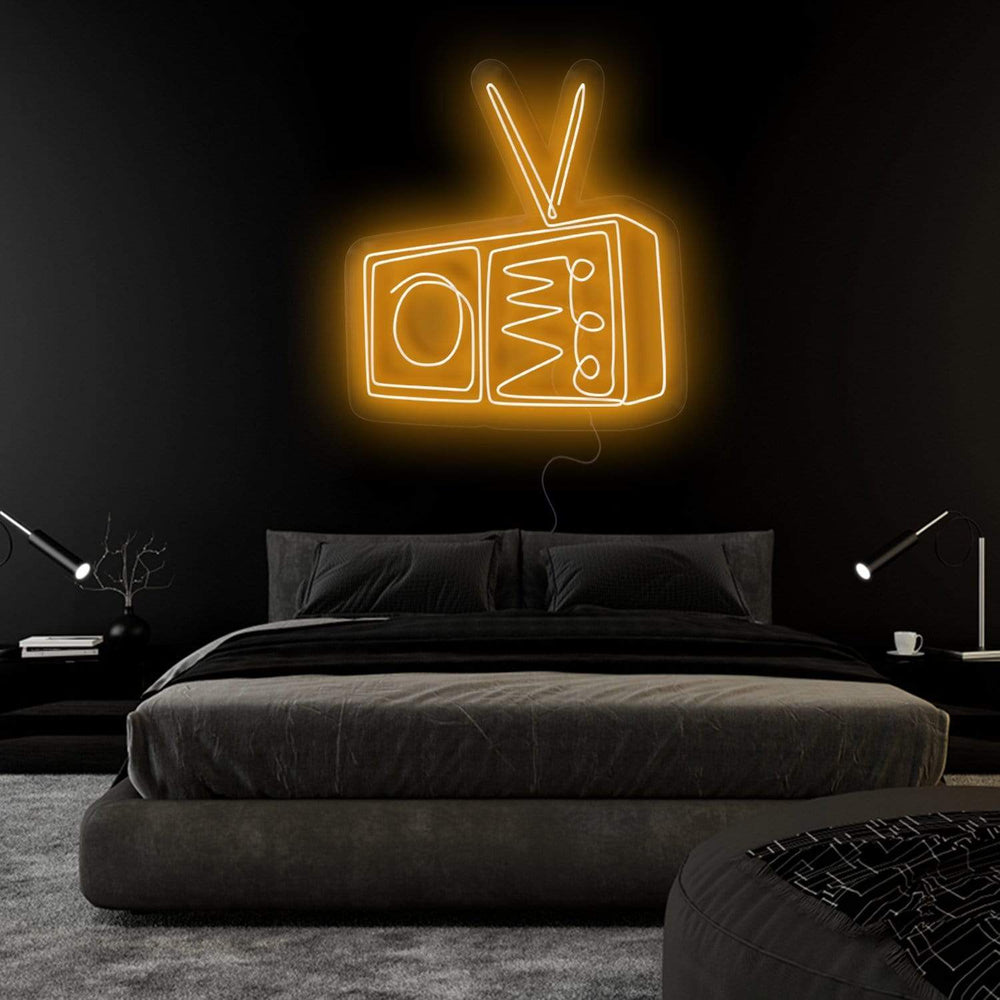 "TV Radio" Neonschild Sign - NEONEVERGLOW