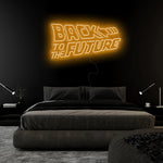 "Back to The Future" LED Neonschild Sign Schriftzug - NEONEVERGLOW
