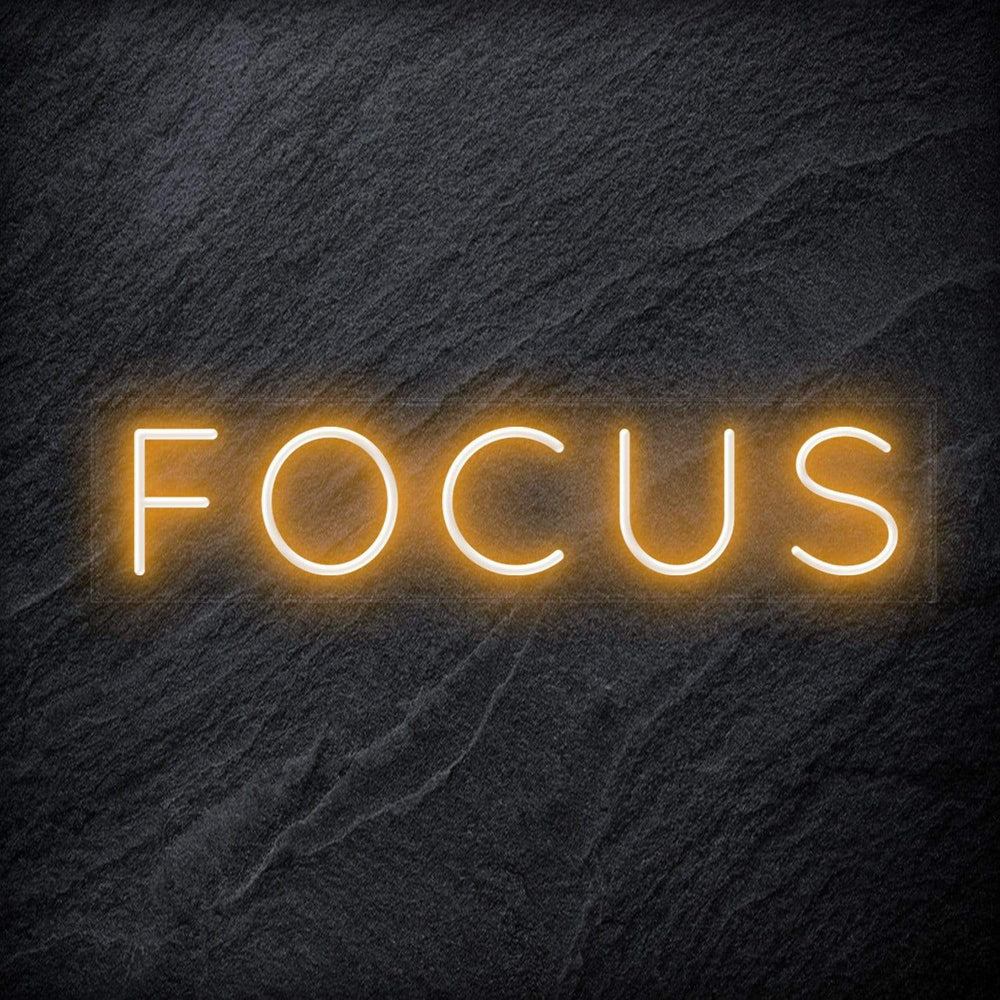 " Focus " Neon Sign Schriftzug - NEONEVERGLOW