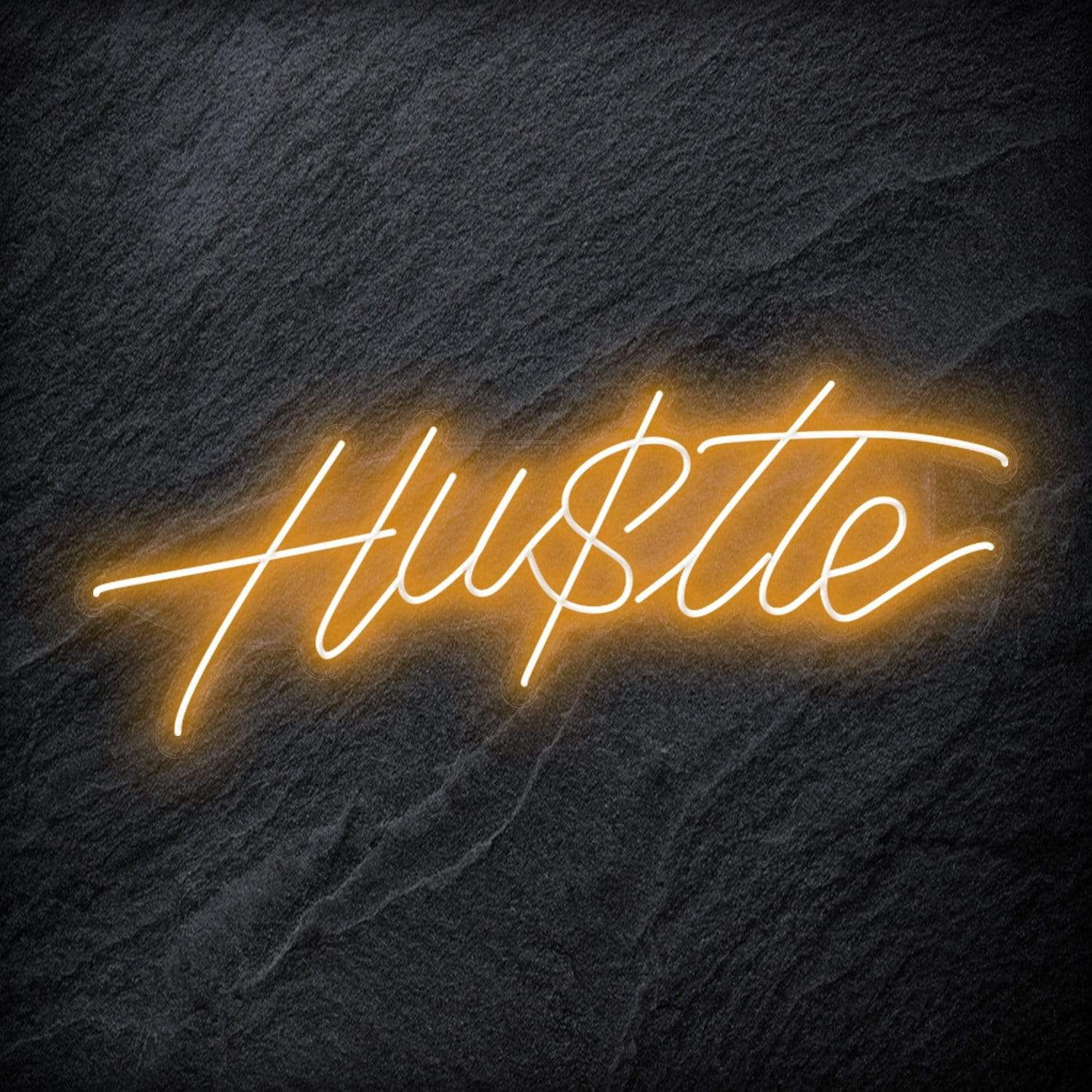 "Hustle" LED Neon Schriftzug Sign - NEONEVERGLOW