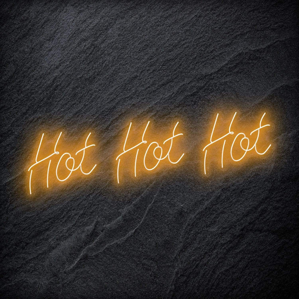 "Hot Hot Hot" Neon Schriftzug - NEONEVERGLOW