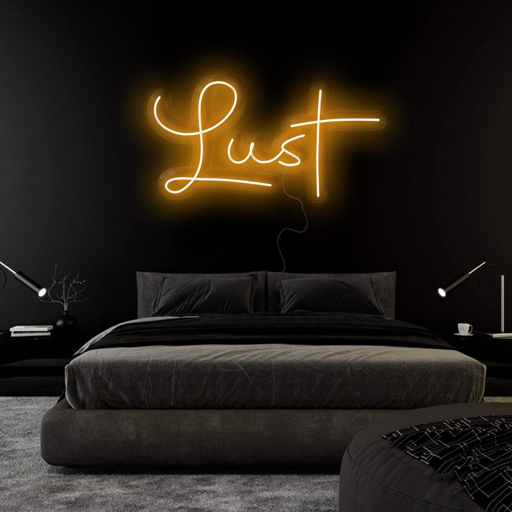 "Lust" Neonschild Sign Schriftzug - NEONEVERGLOW