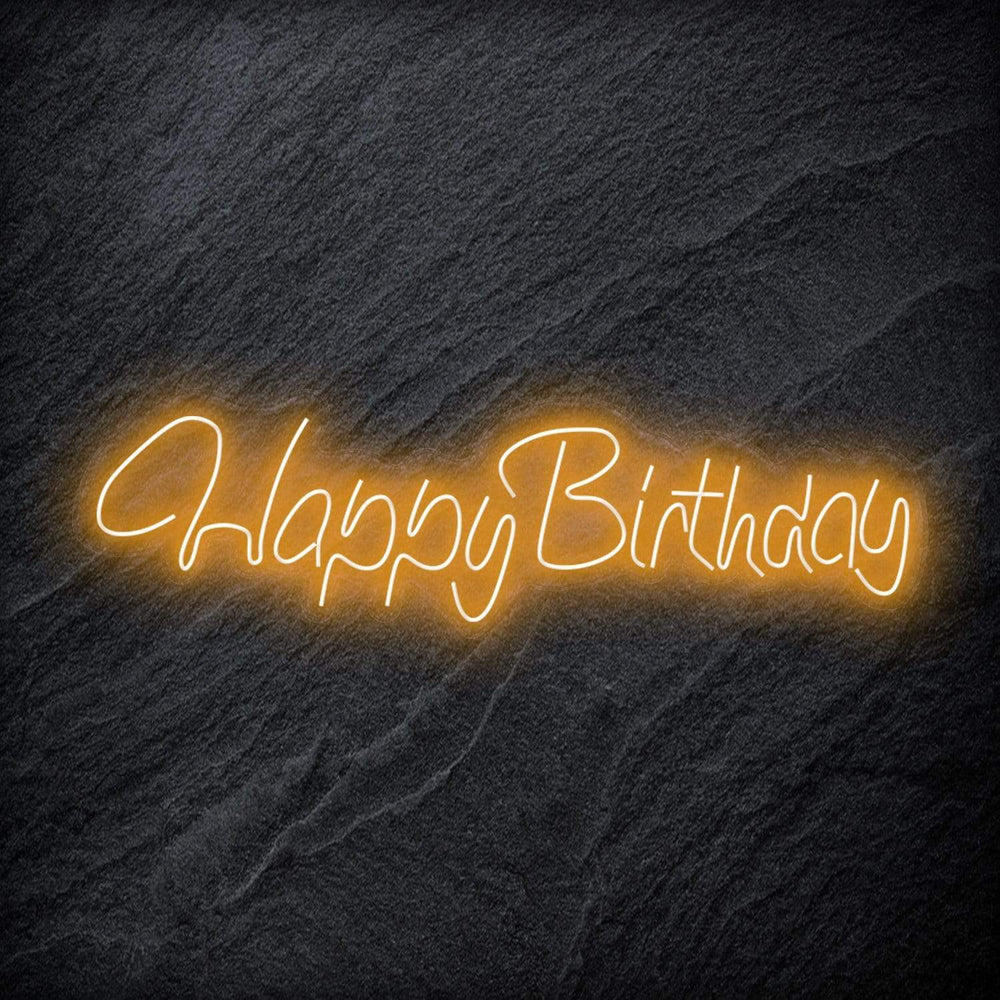 "Happy Birthday" Neon Schriftzug - NEONEVERGLOW