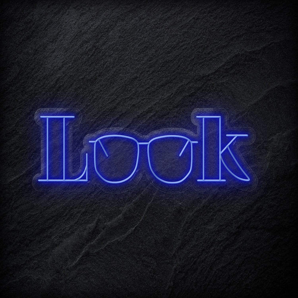 "Look" Neonschild Sign - NEONEVERGLOW