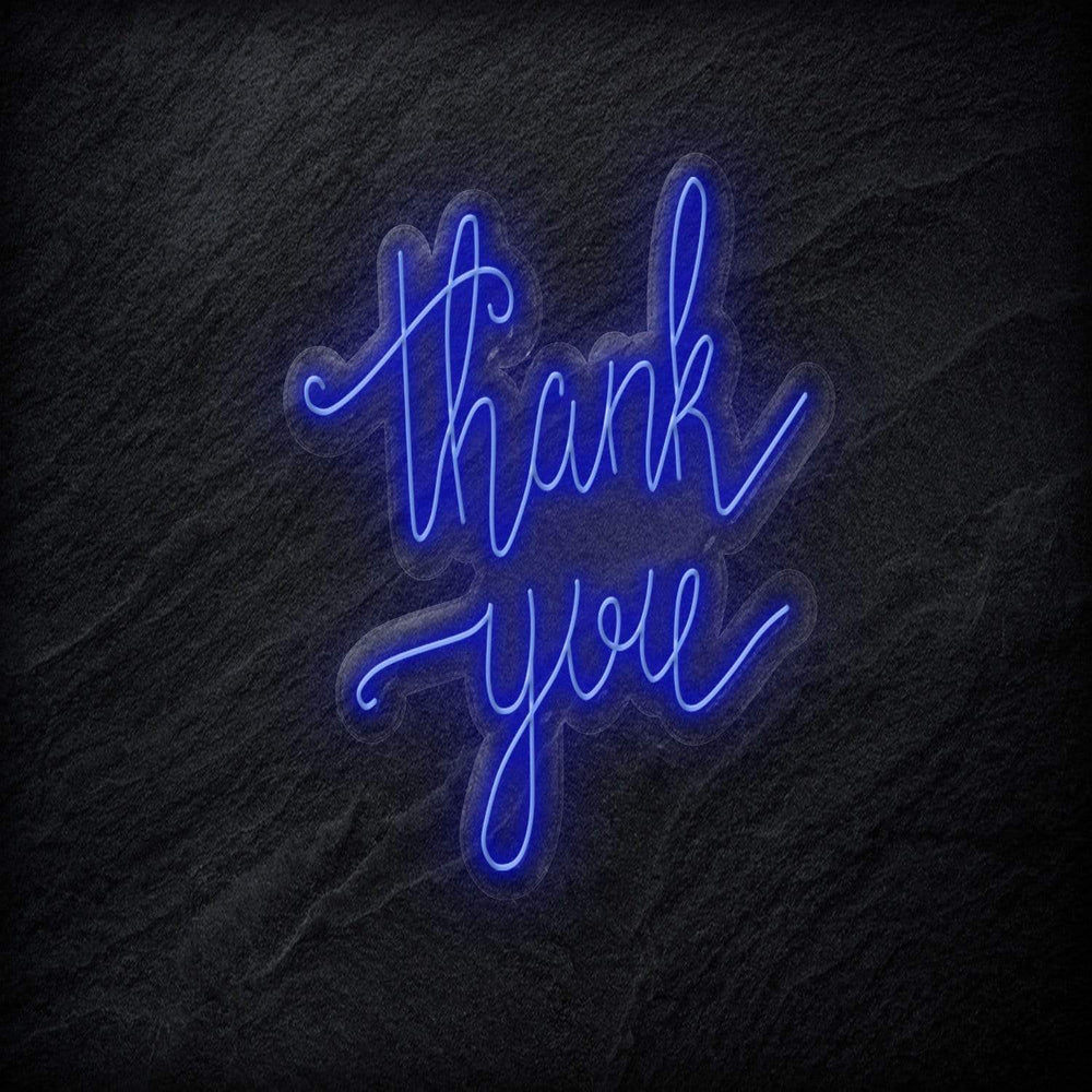 "Thank You!" Neonschild - NEONEVERGLOW