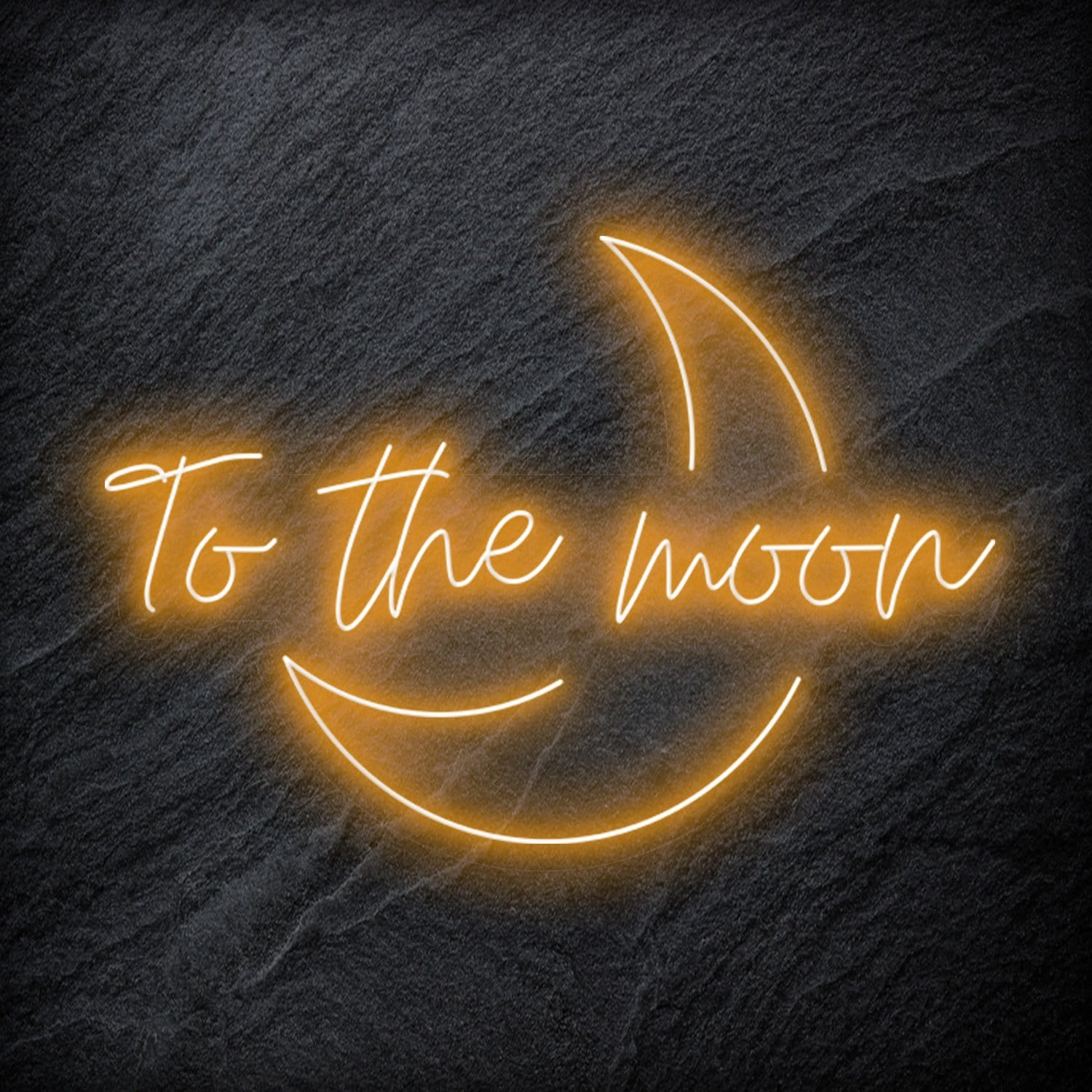 "To The Moon" LED Neonschild - NEONEVERGLOW