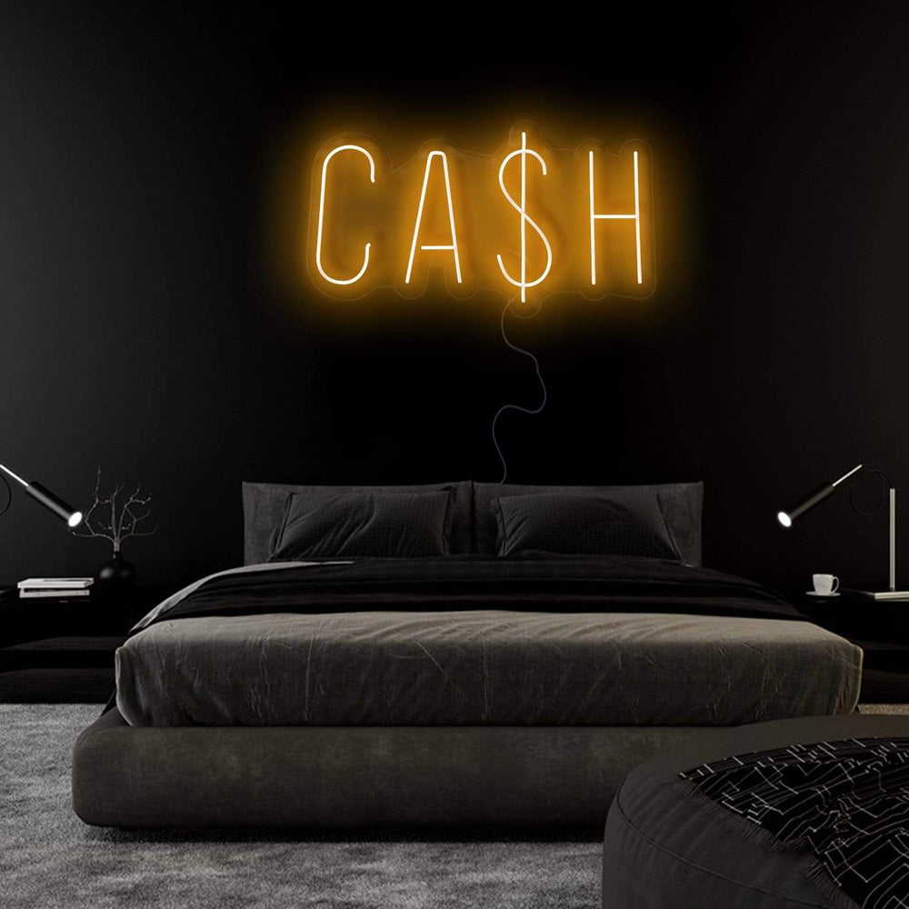 "Cash Cas$H" Neon Sign Schriftzug - NEONEVERGLOW