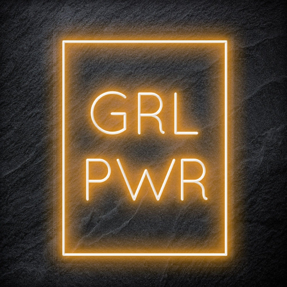 "Girl Power" Neon Schriftzug Sign - NEONEVERGLOW