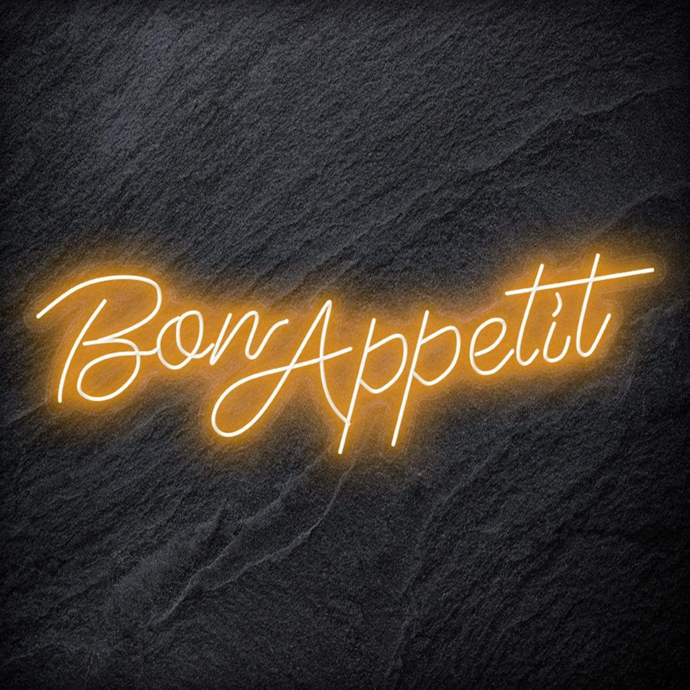 "Bon Appetit" Neon Schriftzug - NEONEVERGLOW