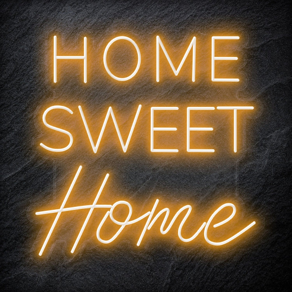 "Home Sweet Home" Neonschild Sign Schriftzug - NEONEVERGLOW