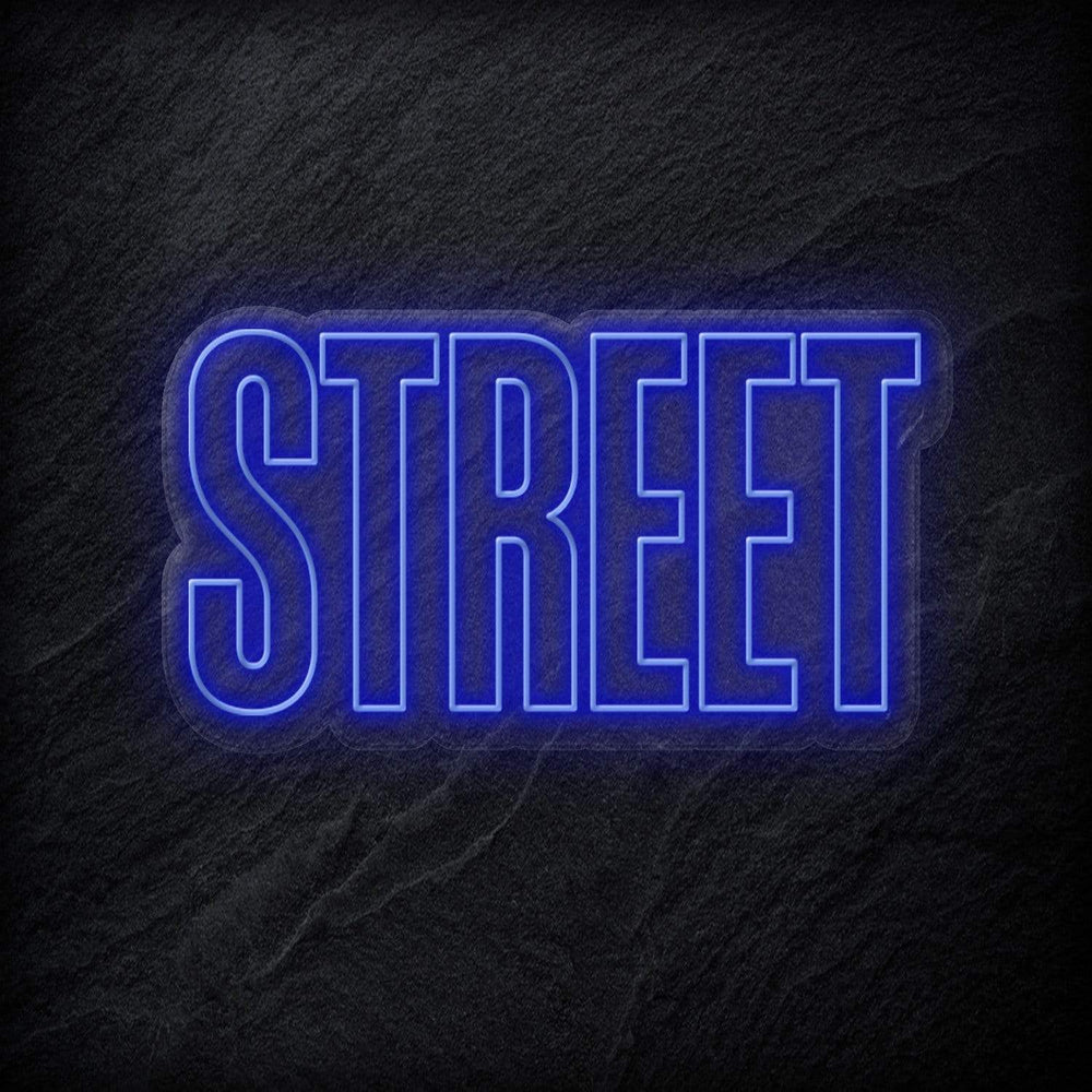 "Street" Neon Schriftzug - NEONEVERGLOW