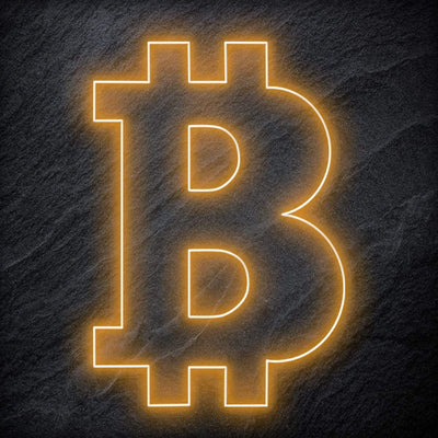 "Bitcoin" Neonschild - NEONEVERGLOW