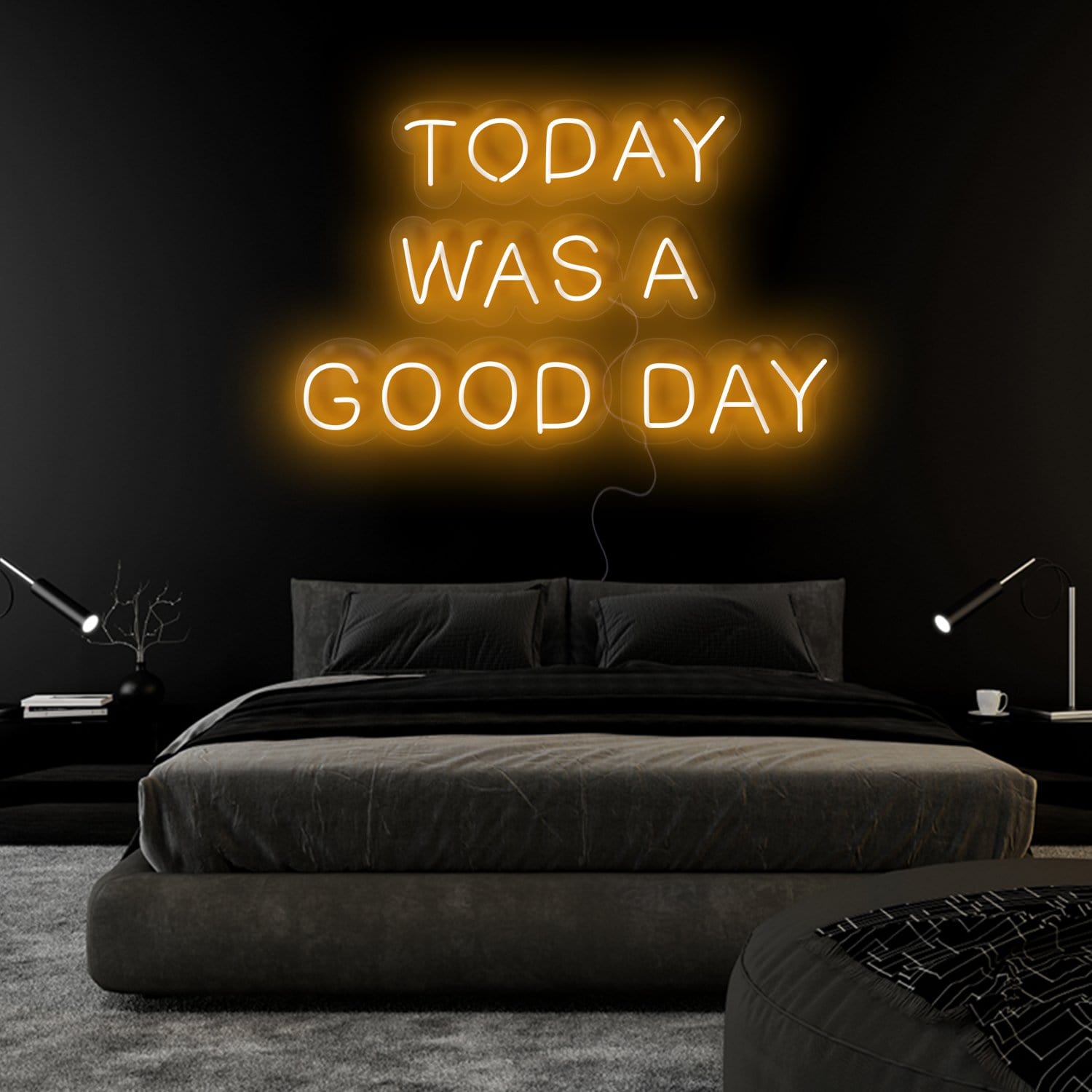 "Today Was A Good Day" LED Neonschild Sign Schriftzug - NEONEVERGLOW