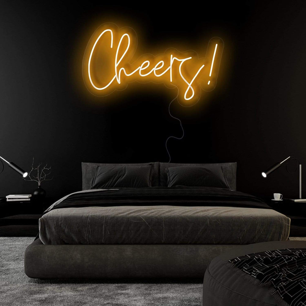 "Cheers" Neon Sign Schriftzug - NEONEVERGLOW